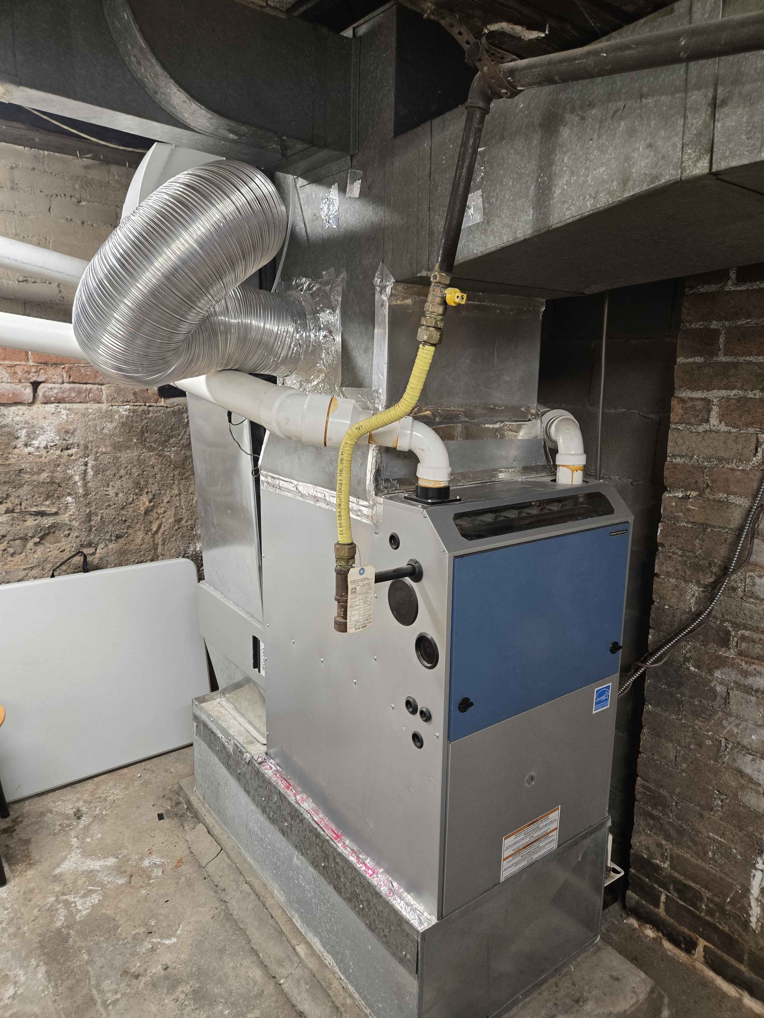 Hi-efficiency natural gas furnace upgrade